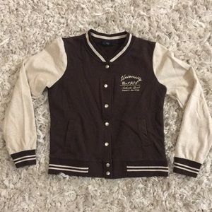 Brown and cream jacket